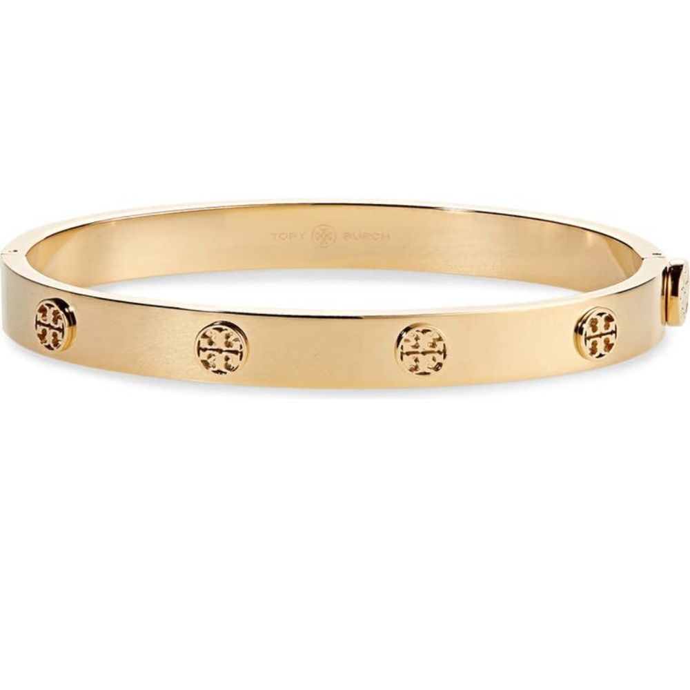 Tory Burch Miller Hinge Bracelet in GOLD